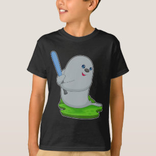 Siegel Baseball Baseballschläger T-Shirt