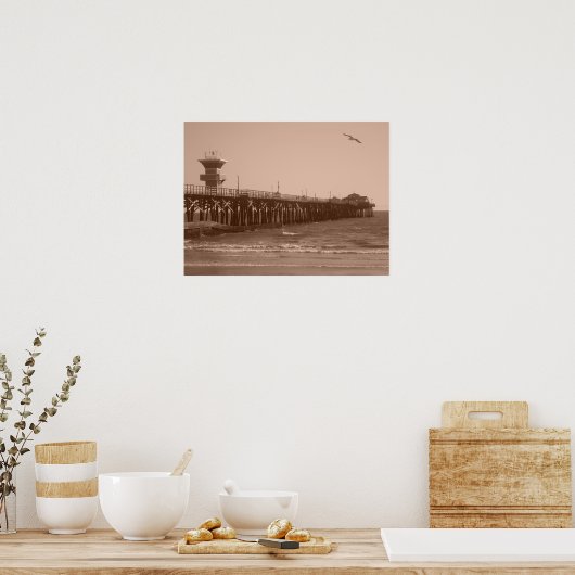 Siegel Beach CA Poster (Küche)