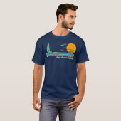 Siegel Beach California T-Shirt (Vorne ganz)