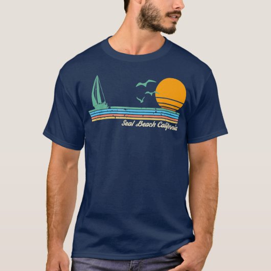 Siegel Beach California T-Shirt (Vorderseite)