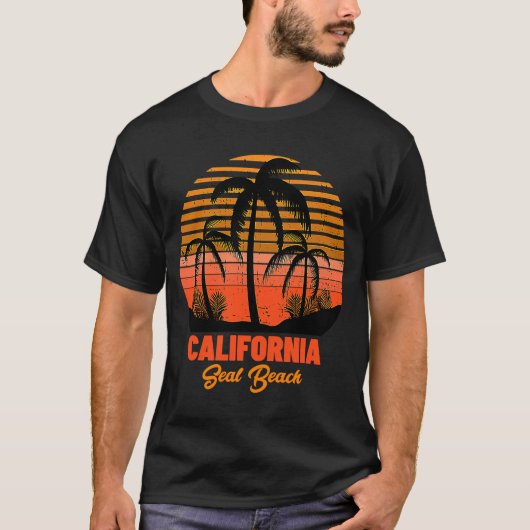 Siegel Beach California T-Shirt (Vorderseite)