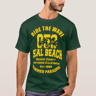 Siegel Beach City Orange Landkreis Kalifornien T-Shirt