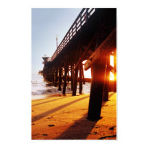 Siegel Beach Pier 06 Print