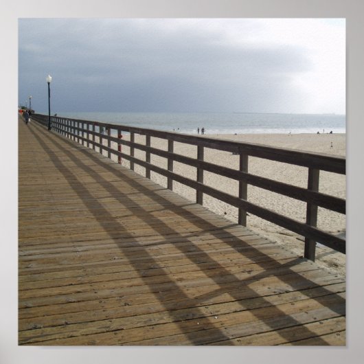 Siegel Beach Pier Poster (Vorne)