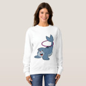 Siegel bei Fitness mit Reifen der Fitness.PNG Sweatshirt (Vorne ganz)