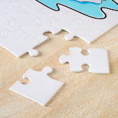 Siegel beim Angeln mit Angelrute Puzzle (Seite)