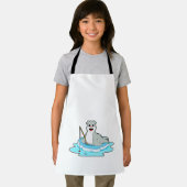 Siegel beim Angeln mit Angelrute Schürze (Insitu)