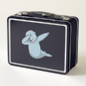 Siegel beim Hip Hop Dance Dab Metall Brotdose (Rückseite)