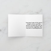 Siegel Birthday Card Karte (Innenseite)