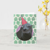 Siegel Birthday Card Karte (Gelbe Blume)