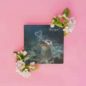 Siegel bläst Herzblasen