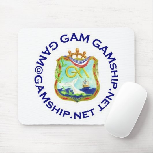 Siegel blaue Wartungstafel Mousepad (Mit Mouse)