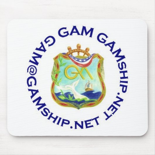 Siegel blaue Wartungstafel Mousepad (Vorne)