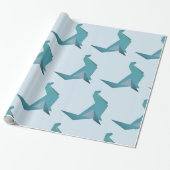Siegel Blue Gift Wrapping Paper Geschenkpapier (Ungerollt)