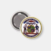 Siegel Boise, Idaho Magnet (Vorderseite/Rückseite)