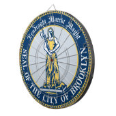 Siegel Brooklyn (Stadtbezirk New York) Dartscheibe (Vorderseite rechts)