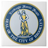 Siegel Brooklyn (Stadtbezirk New York) Fliese (Vorderseite)