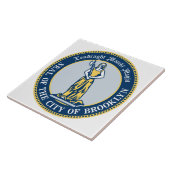 Siegel Brooklyn (Stadtbezirk New York) Fliese (Seite)