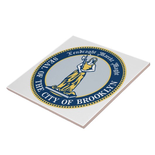 Siegel Brooklyn (Stadtbezirk New York) Fliese (Seite)
