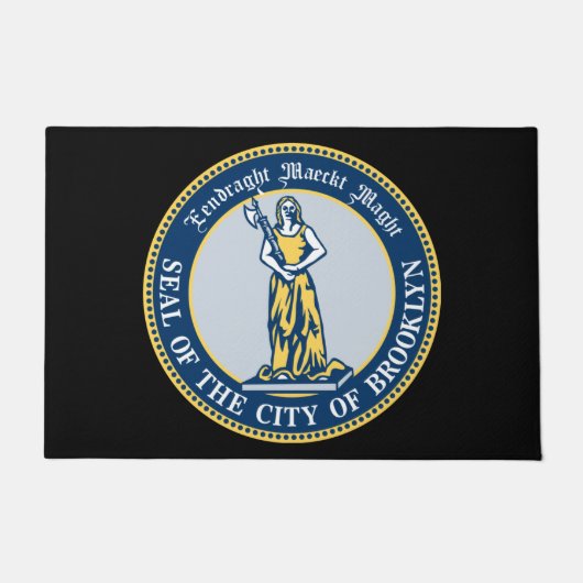 Siegel Brooklyn (Stadtbezirk New York) Fußmatte (Vorderseite)