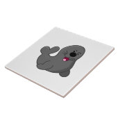 Siegel Cartoon Fliese (Seite)