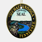 Siegel Chattanooga, Tennessee Keramik Ornament (Links)