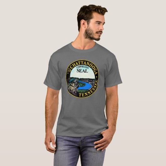 Siegel Chattanooga, Tennessee T-Shirt (Vorne ganz)