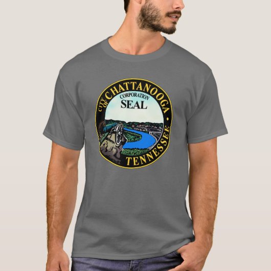 Siegel Chattanooga, Tennessee T-Shirt (Vorderseite)