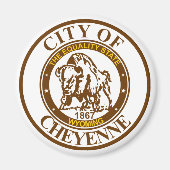 Siegel Cheyenne, Wyoming Magnet (Vorne)