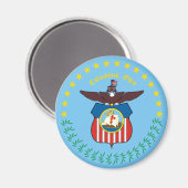 Siegel Columbus, Ohio Magnet (Vorderseite/Rückseite)