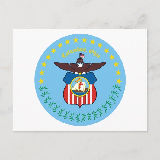 Siegel Columbus, Ohio Postkarte (Vorderseite)
