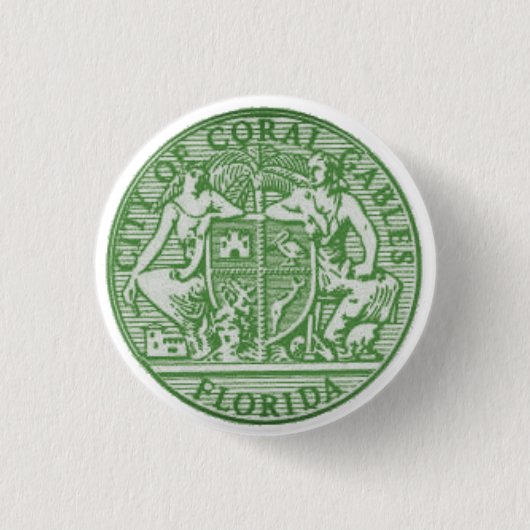 Siegel Coral Gables, Florida Button (Vorderseite)