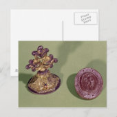 Siegel Cosimo de Medici Postkarte (Vorne/Hinten)