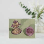 Siegel Cosimo de Medici Postkarte (Stehend Vorderseite)