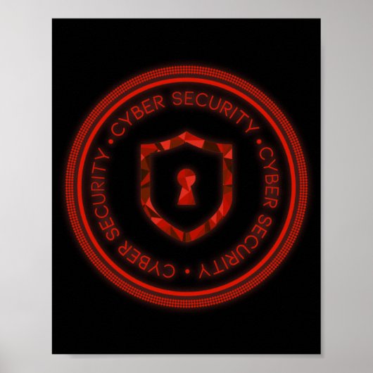 SIEGEL "CYBER SECURITY ABZEICHEN" POSTER (Vorne)