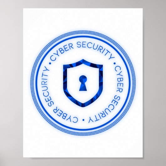 SIEGEL "CYBER SECURITY ABZEICHEN" POSTER (Vorne)