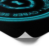 SIEGEL "CYBER SECURITY ABZEICHEN" POSTER (Ecke)