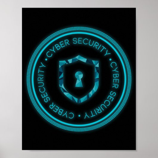 SIEGEL "CYBER SECURITY ABZEICHEN" POSTER (Vorne)