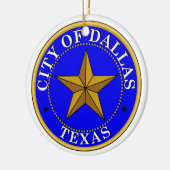 Siegel Dallas Keramikornament (Links)