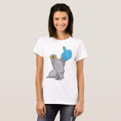 Siegel Daumen hoch T-Shirt (Vorne ganz)