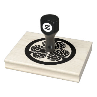 Siegel Dein Stil: Tokugawa Kamon Gummistempel