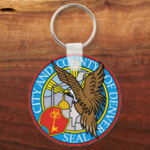 Siegel Denver, Colorado Schlüsselanhänger (Rückseite)