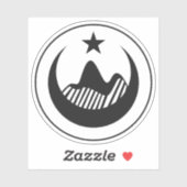 Siegel der Algerischen Republik (1958-1962), Alger Aufkleber (Blatt)