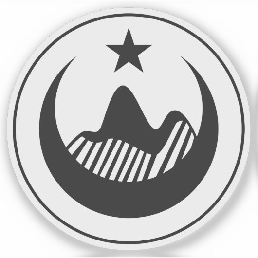 Siegel der Algerischen Republik (1958-1962), Alger Aufkleber (Vorderseite)