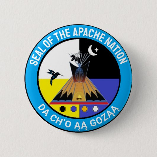 Siegel der Apache-Nation Button (Vorderseite)