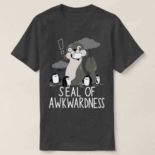 Siegel der Awkwardness T-Shirt (Design vorne)