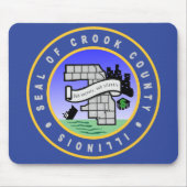 Siegel der Crook County Mausunterlage Mousepad (Vorne)