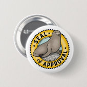 Siegel der Genehmigung Button (Vorne & Hinten)