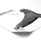 Siegel der Genehmigung Fotodruck (Ecke)