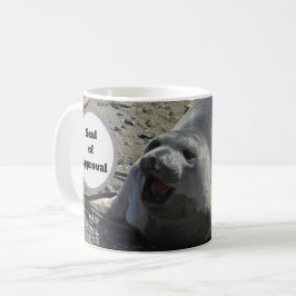Siegel der Genehmigung Humorales Elephant-Siegel-F Kaffeetasse